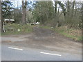 Entrance track to Erwgilfach