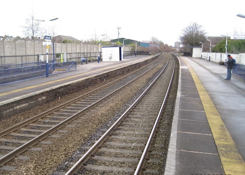 Patricroft railway station, Greater... © Nigel Thompson cc-by-sa/2.0 ...