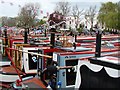 View of narrowboats moored up at Little Venice for the Canal Cavalcade #2