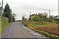 Remains of Easton Lodge station/halt, 1992