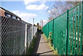 Footpath by Swanley Station