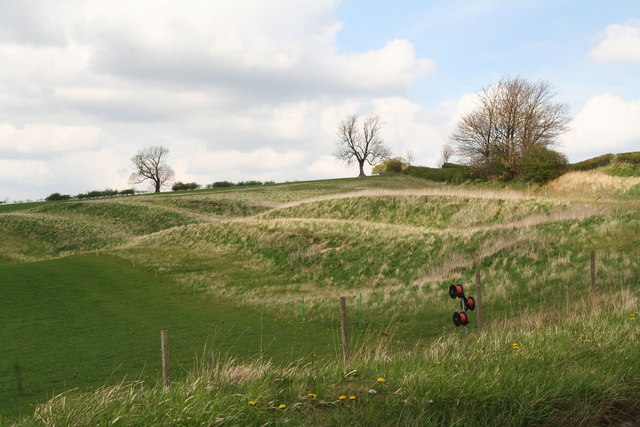 Strip Lynchets at Kirmond le Mire © Chris :: Geograph Britain and Ireland