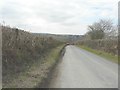 The road between Langdon Cross and Petherwin Gate