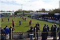 Football match in the West Lancashire College Stadium