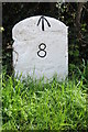 Milestone near Cross Ash