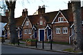 Almshouses in Castle Street, Farnham