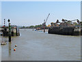 TM0421 : The River Colne Barrier, Wivenhoe by Roger Jones