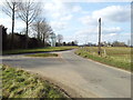 Road junction in St. Michael South Elmham