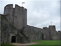 SM9801 : The Henry VII Tower of Pembroke Castle by Jeremy Bolwell