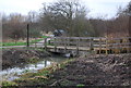 Footbridge over a drain, Lea Valley