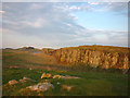 NY7567 : Evening light on Peel Crags by Karl and Ali