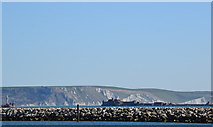 SY7076 : East Ship Channel, Portland Harbour by Peter Barr
