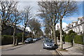 Looking up Ferryhill Place, Aberdeen