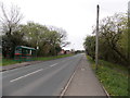 B4254 climbs towards Gelligaer