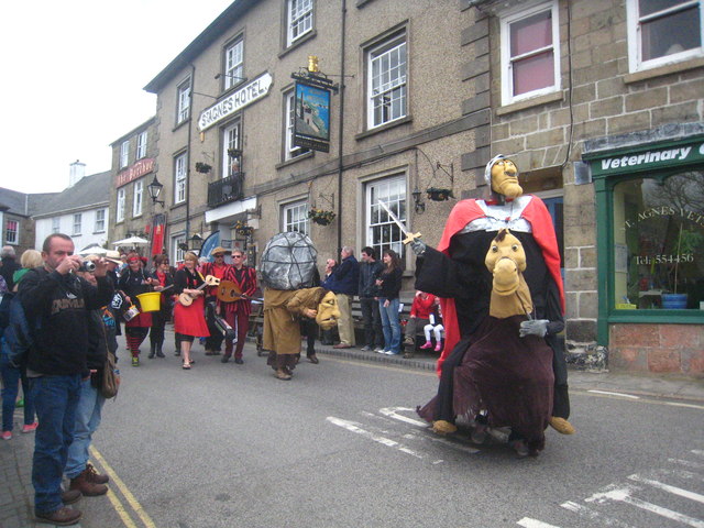 The St Agnes Bolster Pageant © Rod Allday :: Geograph Britain and Ireland
