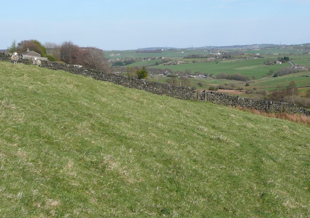 On the western section of Ripponden Footpath 9