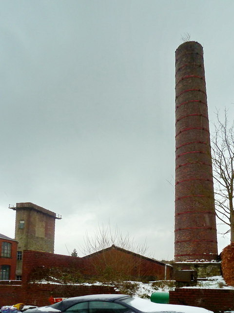 Park Mill and chimney, Helmshore