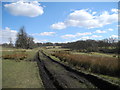 Farmtrack heading east towards Round Nursery, Poynton