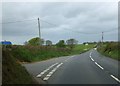 Turn for Stowford and camping site entrance