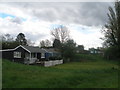 Wooden cottages at Normanton on Soar