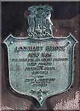 NT2371 : Plaque on Lockhart Bridge by Anne Burgess