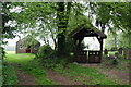 Lych gate and parish room at Muckton