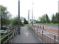 Cycle track beside the A4174