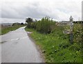 Road junction, on Silverdown Hill