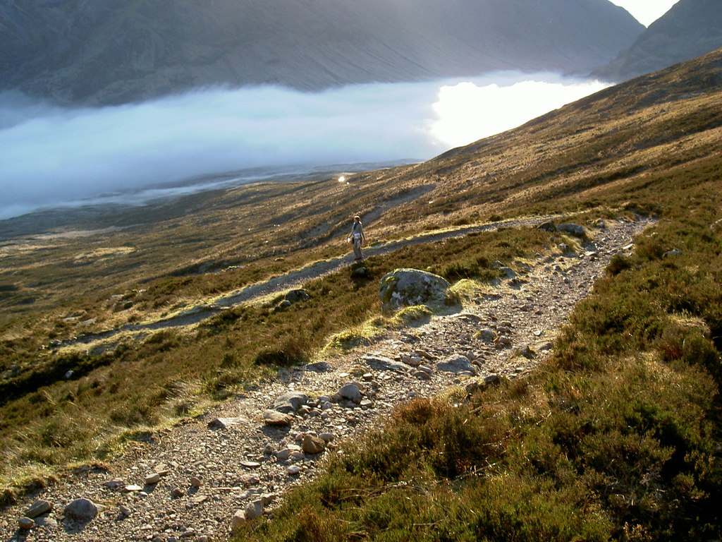 Devil's Staircase above fog in Glencoe © Alan Reid :: Geograph Britain ...