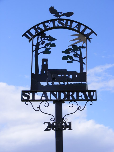 Ilketshall St.Andrew Village sign © Geographer cc-by-sa/2.0 :: Geograph ...