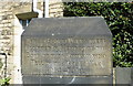 Memorial Gates Inscription, Crookes Congregational Church (Former), Springvale Road, Norton, Sheffield