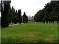 Church yard and church, St Martin