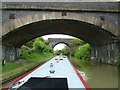 SP5473 : Twin railway bridges over the Oxford Canal by Rob Farrow