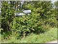 TM3787 : Roadsign on Mill Lane by Geographer