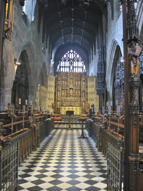 Interior of the Cathedral Church of St Nicholas,  Newcastle upon Tyne