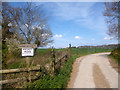 Way to Whaddon Hill Farm