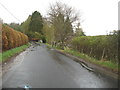 The B6357heading south towards Wolfelee in Roxburghshire