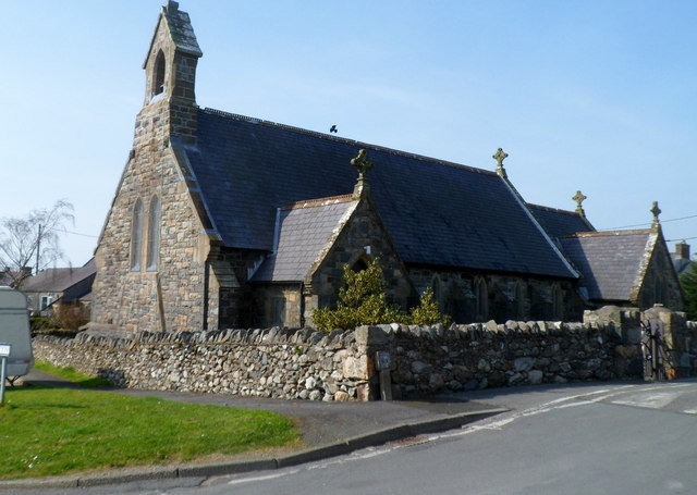 Christ Church Penygroes viewed from the... © Jaggery cc-by-sa/2.0 ...