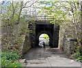 An exit from Parc Coetir Bargod, Gilfach