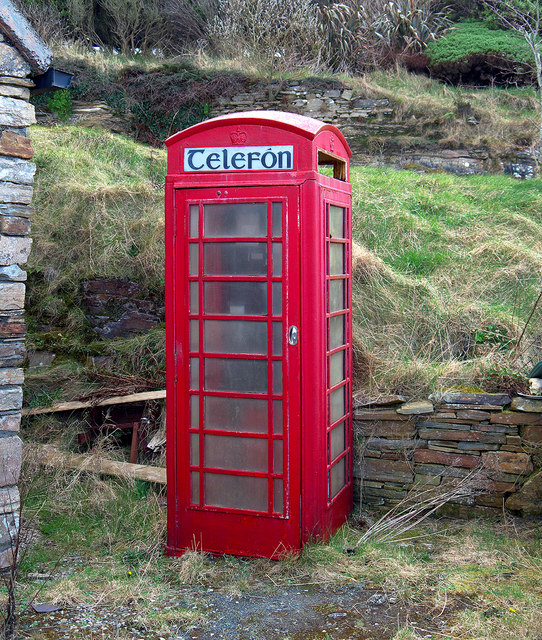 Telephone box near Dunfanaghy