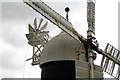 SK7371 : Tuxford windmill - cap by Chris Allen