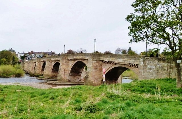 Bridge over the river Tyne, Corbridge, Northumberland