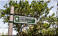 TL4561 : Footpath Sign by Kim Fyson