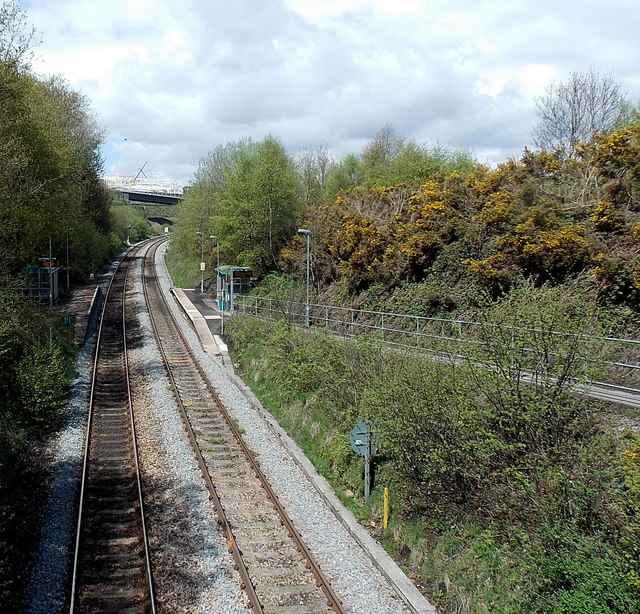 A View North From Angel Lane Railway © Jaggery Geograph Britain