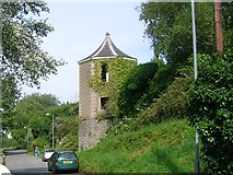 SM9801 : The gazebo tower, Pembroke town walls by Simon Mortimer