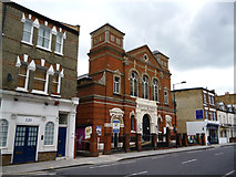 TQ2477 : Fulham Baptist Church, Dawes Road by Dr Neil Clifton