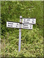 TM3887 : Roadsign on Chapel Road by Geographer