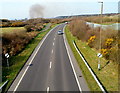 A view north along the A487, Penygroes