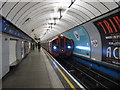 TQ2978 : Pimlico tube station - southbound platform by Mike Quinn