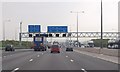 M25 approaching junction 29 southbound